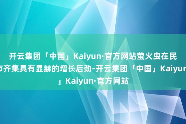 开云集团「中国」Kaiyun·官方网站萤火虫在民众微型车市齐集具有显赫的增长后劲-开云集团「中国」Kaiyun·官方网站